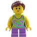 LEGO Girl avec Dauphin Haut Figurine