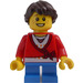LEGO Girl mit Freckles und Jumper Minifigur