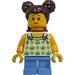 LEGO Girl met Blad Top minifiguur