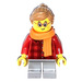 LEGO Girl avec Orange Foulard Figurine