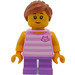 LEGO Pike med Rosa Striped Skjorte Minifigur