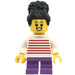 LEGO Girl mit Striped Shirt Minifigur