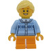 LEGO Chica con Jersey y Freckles Minifigura