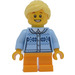 LEGO Girl met Sweater en Freckles minifiguur