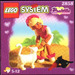 LEGO Girl avec Deux Cats 2858