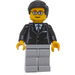 LEGO Glasgow Brand Store Mann med Svart Vest Minifigur