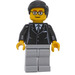 LEGO Glasgow Brand Store Male met Zwart Vest minifiguur