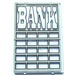 LEGO Glass for Frame 1 x 4 x 5 with Panes and White BANK Sticker (2494)