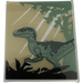 LEGO Glass for Frame 1 x 6 x 6 with Velociraptor Sticker (42509)