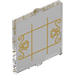LEGO Glass for Window 1 x 2 x 2 with Gold Lines and Flowers (35315 / 110916)