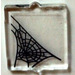 LEGO Glass for Window 1 x 2 x 2 with Spider Web in Lower Left Corner Sticker (60601)