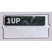 LEGO Glass for Window 1 x 2 x 3 with '1UP' Sticker (35287)