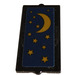 LEGO Glass for Window 1 x 2 x 3 with Gold Stars and Moon in Dark Blue Sky Sticker (35287)