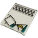 LEGO Glass for Window 1 x 3 x 3 with Stained Glass with Geometric Shapes Pattern Sticker (51266)