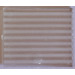 LEGO Glass for Window 1 x 4 x 3 with 9 White Stripes Sticker (without Circle) (3855)