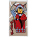 LEGO Glas voor Venster 1 x 4 x 6 met Asian Lady &amp; &#039;Chic&#039; in Ninjargon Sticker (6202)