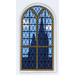 LEGO Glas for Fenster 1 x 6 x 7 mit Gebogenes Oberteil mit Stained Glas Aufkleber (65066)