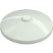 LEGO Glow in the Dark Solid White Dish 4 x 4 (Solid Stud) (3960 / 30065)