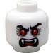 LEGO Glow in the Dark Solid White Lord Vampyre Head (Recessed Solid Stud) (3626 / 10748)