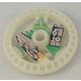 LEGO Bianco trasparente fluorescente Technic Disk 5 x 5 con Laser (32360)