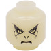 LEGO Glow in the Dark Transparent White Voldemort Head (Safety Stud) (3626)