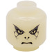 LEGO Glow in the Dark Transparent White Voldemort Head (Safety Stud) (3626 / 53693)