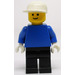 LEGO Goalkeeper with Plain Blue Torso and White Gloves Minifigure