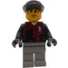 LEGO Goalkeeper con Rosso e Nero Busto, &quot;1&quot; Minifigure