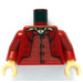 LEGO Goblin Torso met Dark Rood Armen en Tan Handen (973)