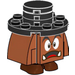 LEGO Goomba with Black Hat Minifigure