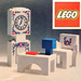 LEGO Grandfather Clock, Chair und Table 270-2