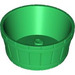 LEGO Green Barrel 4.5 x 4.5 with Axle Hole (64951)