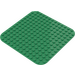 LEGO Grün Grundplatte 14 x 14 mit abgerundeten Ecken