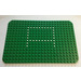 LEGO Groen Grondplaat 16 x 24 met Afgeronde hoeken met Dots from Set 344 (455)