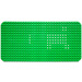LEGO Green Baseplate 16 x 32 with Rounded Corners with Dots Pattern from Set 352