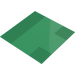 레고 녹색 베이스 플레이트 32 x 32 ~와 함께 Road ~와 함께 9-마개 T Intersection