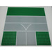 LEGO Verde Base 32 x 32 con Road con 9-Bottoncino T Intersection con &quot;V&quot;