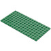 LEGO Groen Grondplaat 8 x 16 (3865)
