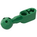 LEGO Green Beam 2 with Straight Ball Joint (6 Holes in Ball) (67697)