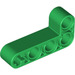 LEGO Green Beam 2 x 4 Bent 90 Degrees, 2 and 4 holes (32140 / 42137)