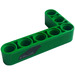 LEGO Green Beam 3 x 5 Bent 90 degrees, 3 and 5 Holes with Pattern Sticker (32526)