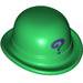 LEGO Green Bowler Hat with Question Mark (15902 / 95674)