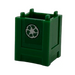 LEGO Verde Scatola 2 x 2 x 2 Cassa con Recycling Arrows Adesivo (61780)