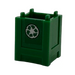 LEGO Groen Doos 2 x 2 x 2 Krat met Recycling Arrows Sticker (61780)