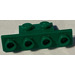 LEGO Green Bracket 1 x 2 - 1 x 4 with Rounded Corners and Square Corners (28802)