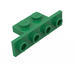 LEGO Grønn Brakett 1 x 2 - 1 x 4 med firkantede hjørner (2436)