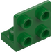 LEGO Green Bracket 1 x 2 - 2 x 2 Up (99207)