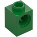 LEGO Green Brick 1 x 1 with Hole (6541)