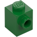 LEGO Verde Mattoncino 1 x 1 con Bottoncino su Uno Lato (87087)