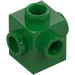 LEGO Green Brick 1 x 1 with Studs on Four Sides (4733)